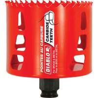 Scie cloche pour bois et m&eacute;tal, 3-1/4", Profondeur de la coupe 2-3/8", Carbure Mukwa Safety Services