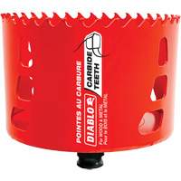 Scie cloche pour bois et m&eacute;tal, 4", Profondeur de la coupe 2-3/8", Carbure Mukwa Safety Services