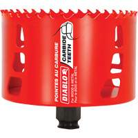 Scie cloche pour bois et m&eacute;tal, 4-1/8", Profondeur de la coupe 2-3/8", Carbure Mukwa Safety Services