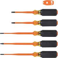 Slim-Tip Insulated Screwdriver Set, 1000 V, 6 Pcs Mukwa Safety Services
