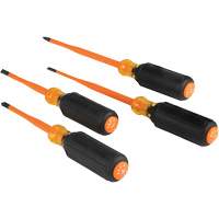 Slim-Tip Insulated Screwdriver Set, 1000 V, 4 Pcs Mukwa Safety Services