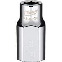 SAE Socket with Four Flat Sides, 3/8", 1/2" Drive, 6 Points Mukwa Safety Services
