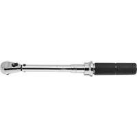 Micrometer Torque Wrench, Click, 1/4" Square Drive, 3.95 - 23.16 N.m/30 - 200 in-lbs. Mukwa Safety Services