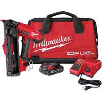 M18 Fuel 16 Gauge Angled Finish Nailer Kit, 18 V, Lithium-Ion Mukwa Safety Services