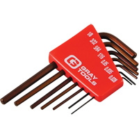 Hex Key Set, 7 Pcs., Imperial Mukwa Safety Services