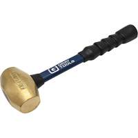Brass Hammer, 4 lbs. Head Weight, 14" L Mukwa Safety Services