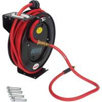 Hose Reel, Air/Water, 3/8" x 35', Single Hose, 300 psi Mukwa Safety Services