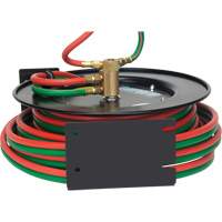 Welding Hose Reel, Welding Gases, 1/4" x 25', Single Hose, 300 psi Mukwa Safety Services