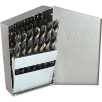 Triumph&reg; MRO Plus&reg; Jobber Length Drill Bit Set, 29 Pieces, High Speed Steel Mukwa Safety Services