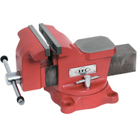 &eacute;tau de m&eacute;canicien &agrave; base pivotante, Largeur des m&acirc;choires 6", Profondeur de la gorge 3" Mukwa Safety Services