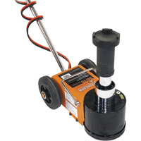 Super Heavy-Duty 2-Stage Air Hydraulic Truck Jack, 30 Ton(s), Air Hydraulic Mukwa Safety Services
