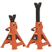 853B Jack Stands, Locking Handle/Ratchet, 3 Ton(s) Capacity, 11" - 16" H Mukwa Safety Services
