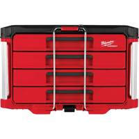 Boîte &agrave; outils avec 4 tiroirs PackOut, 16-3/10" x 22-1/5" x 14-3/10", Rouge Mukwa Safety Services