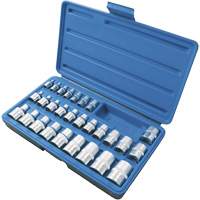 SS328TS External Socket Sets, Torx&reg;, 1/2"/1/4"/3/8" Drive, 28 Pcs Mukwa Safety Services