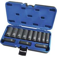PS1238D Jeux - douilles, 12 Mcx, Chocs, Prise de 3/8", Profond Mukwa Safety Services