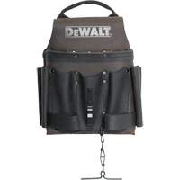 Electrician Tool Pouch, Multiple Tool Holder, Leather, 8 Pockets Mukwa Safety Services