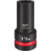 Shockwave Impact Duty Thin Wall Extra Socket, Impact, 1-1/16", 1" Drive, 6 Points, Deep Mukwa Safety Services