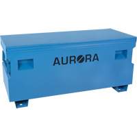 Jobsite Tool Box, 60" x 24" x 27-1/2", Steel, Blue Mukwa Safety Services