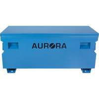 Jobsite Tool Box, 60" x 24" x 27-1/2", Steel, Blue Mukwa Safety Services