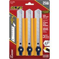 H-1 Classic Extra Heavy-Duty Utility Knife with Rubber Grip Inset, 25 mm Mukwa Safety Services