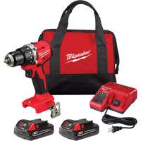 Ensemble perfomarteau/tournevis compact sans balai  M18, Lithium-ion, 18 V, Mandrin 1/2", Couple 550 lb-po Mukwa Safety Services