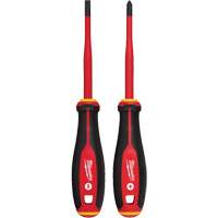 Insulated Slim Tip Screwdriver Set, 2 Pcs., Magnetic Mukwa Safety Services
