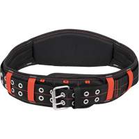 Ceinture coussin&eacute;e de 5", Noir/Rouge Mukwa Safety Services