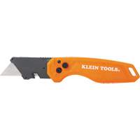 Folding Utility Knife, 1" Blade, Steel Blade, Plastic Handle Mukwa Safety Services