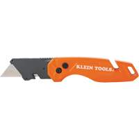 Folding Utility Knife With Blade Storage, 1" Blade, Steel Blade, Metal Handle Mukwa Safety Services
