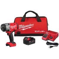 M18 Fuel High Torque Impact Wrench with Friction Ring Kit, 18 V, 1/2" Socket Mukwa Safety Services