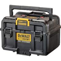 Chargeur 20V &agrave; deux ports ToughSystem 2.0, 14" x 15" x 9", Noir/Jaune Mukwa Safety Services