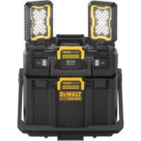 Baladeuse ajustable ToughSystem 2.0 avec rangement, 16" x 11" x 14", Noir/Jaune Mukwa Safety Services