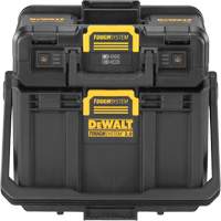 Baladeuse ajustable ToughSystem 2.0 avec rangement, 16" x 11" x 14", Noir/Jaune Mukwa Safety Services