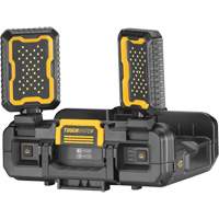 Baladeuse ajustable ToughSystem 2.0 avec rangement, 16" x 11" x 14", Noir/Jaune Mukwa Safety Services