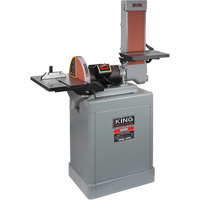 Belt & Disc Sander, 6" W x 48" L Belt, 12" Disk Mukwa Safety Services