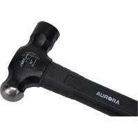 Ball Pein Hammer, 24 oz. Head Weight, Plain Face, Fibreglass Handle Mukwa Safety Services