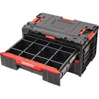 Boîte &agrave; outils &agrave; 2 tiroirs Arx, 23-1/10" x 15" x 13-2/5', Noir Mukwa Safety Services