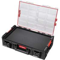 Organisateur deux fois tr&egrave;s grand avec cloisons en mousse &agrave; plusieurs couches Arx, 23" x 15-1/5" x 6-4/5", Noir Mukwa Safety Services