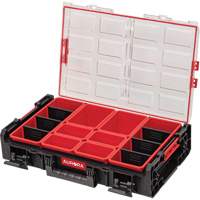 Organisateur tr&egrave;s-grand avec bacs courts Arx, 23" x 15-1/5" x 5", Noir Mukwa Safety Services