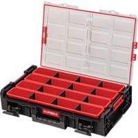Organisateur tr&egrave;s grand avec bacs longs Arx, 23" x 15-1/5" x 5", Noir Mukwa Safety Services