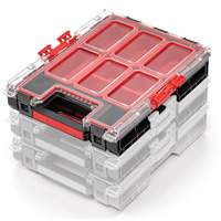 Organisateur moyen avec bacs Arx, 10-3/10" x 14-3/10" x 3", Noir Mukwa Safety Services