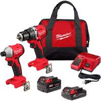 Compact Brushless 2-Tool Combo Kit, Lithium-Ion, 18 V Mukwa Safety Services