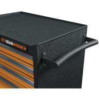 Armoire roulante pour outils s&eacute;rie GSX, 6 tiroirs, 36" la x 18-1/5" p x 37-2/5" h, Noir/Orange Mukwa Safety Services