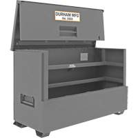 57.4 cu. ft. Jobsite Piano Box, 72-7/16" W x 33-7/8" D x 49-7/16" H, Grey Mukwa Safety Services