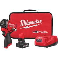 Fuel Stubby Impact Wrench Kit, 12 V, 3/8" Socket Mukwa Safety Services