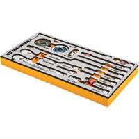 MEGAMOD Master Mechanics Tool Set in Premium Modular Foam Trays with Tool Storage, 1268 Pieces Mukwa Safety Services