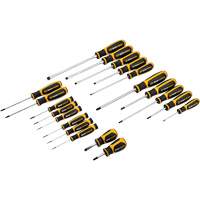 Phillips&reg;, Slotted, Torx&reg; Dual Material Screwdriver Set, 20 Pcs. Mukwa Safety Services