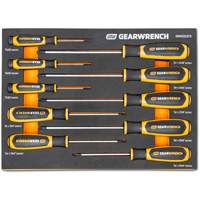 Torx&reg; Dual Material Screwdriver Set in Foam Storage Tray, 10 Pcs. Mukwa Safety Services