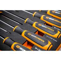 Torx&reg; Dual Material Screwdriver Set in Foam Storage Tray, 10 Pcs. Mukwa Safety Services