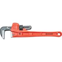 SLIM JAW Pipe Wrench, 1-9/10" Jaw Capacity, 10" Long, Powder Coated Finish, Non-Ergonomic Handle Mukwa Safety Services